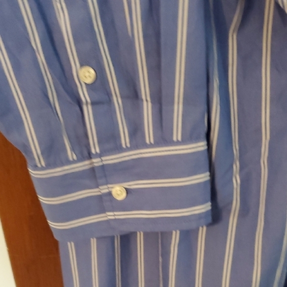 Universal Thread Blue Pin Striped Long Sleeve Dress 4x - Picture 7 of 10